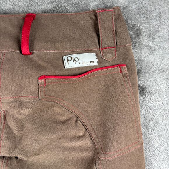 Smartpak Piper Pants Women Breeches Equestrian Horse Riding Brown 24L I216 - Picture 7 of 11